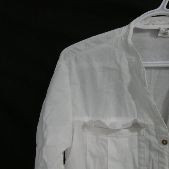 L.O.G.G. By H&M size 4 Classic White Long Sleeve Shirt With Chest Pockets - Picture 3 of 16